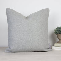 Thumbnail for Carnegie Dove Grey Herringbone Cushion