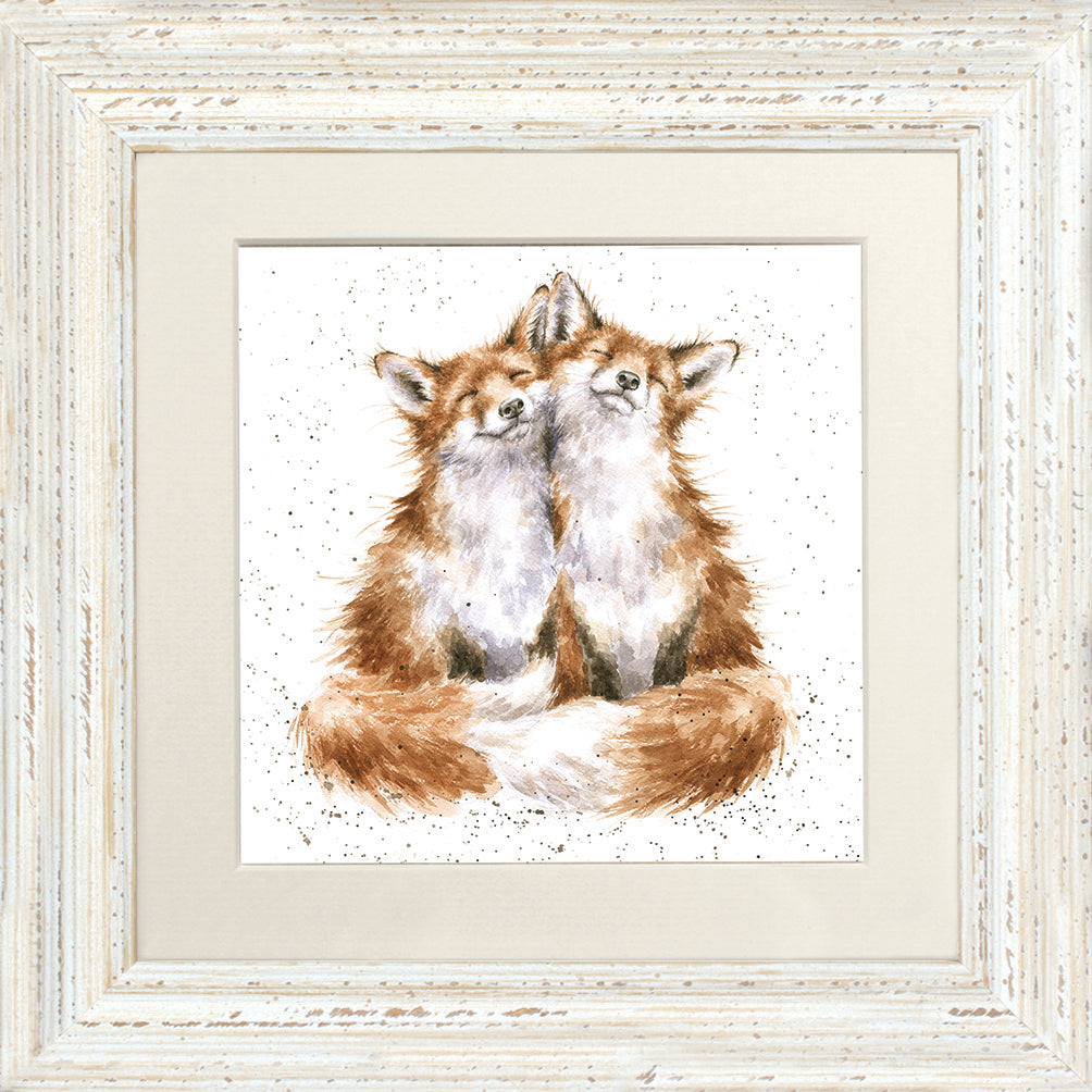 Wrendale Fox Picture Contentment Framed Card