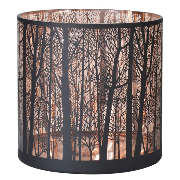 Large Copper Forest Candleholder