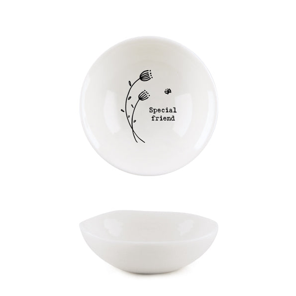 East Of India 'Special Friend' Small Hedgerow Bowl