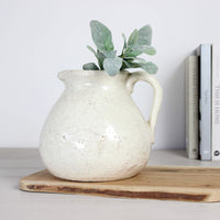 Thumbnail for Ceramic Elena Distressed Flower Jug