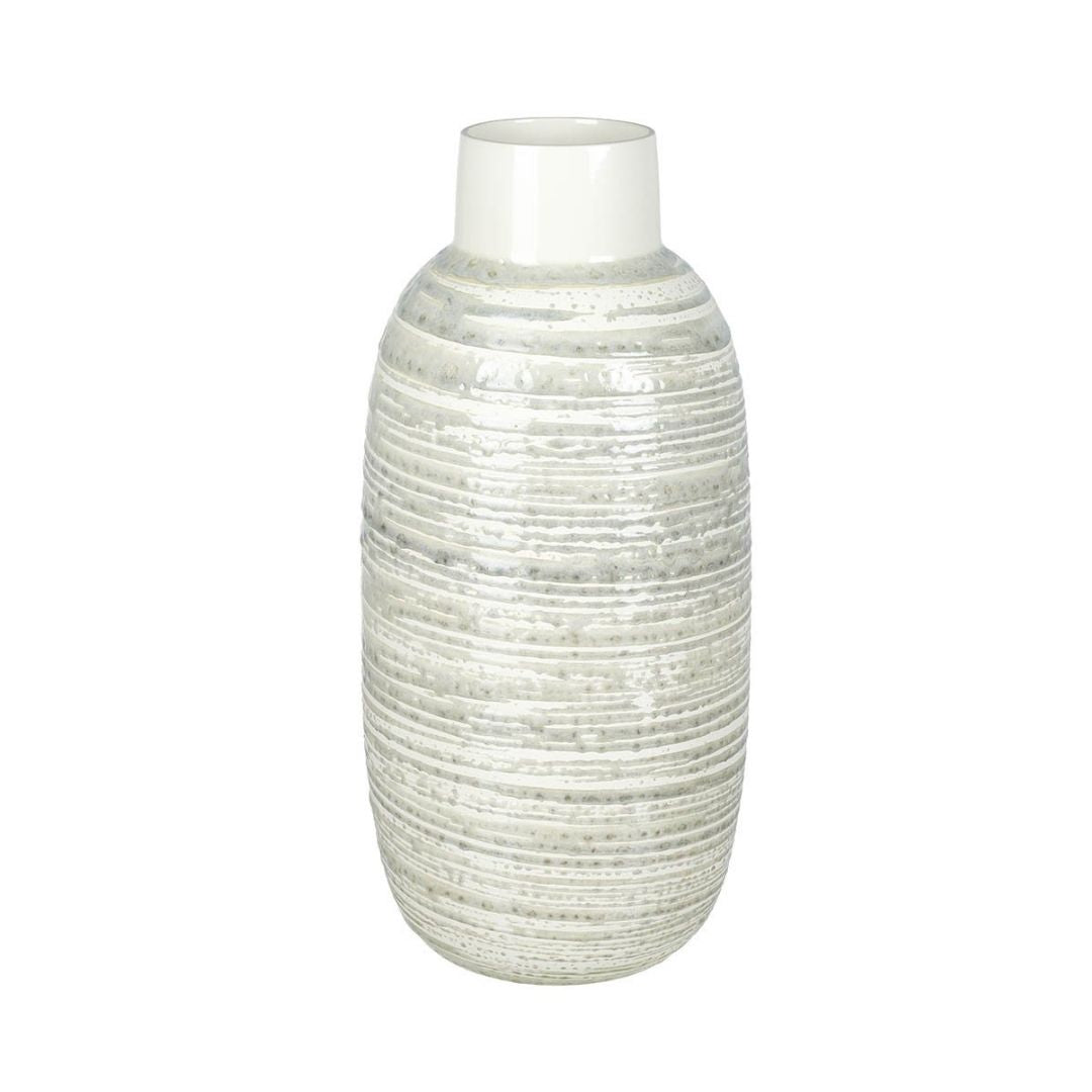 Enstone Grey and White Ceramic Vase