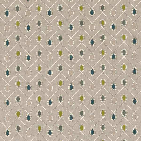 Healey Teal/Acacia Curtains
