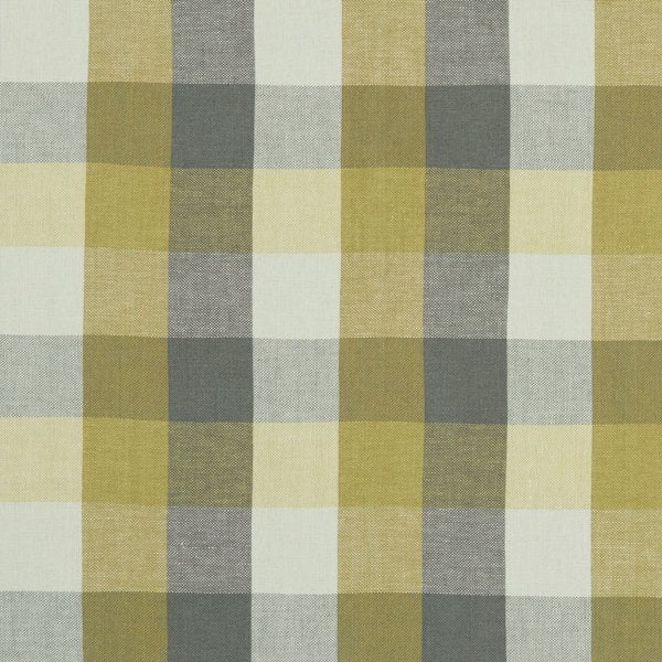 Austin Check Citron/Natural Curtains