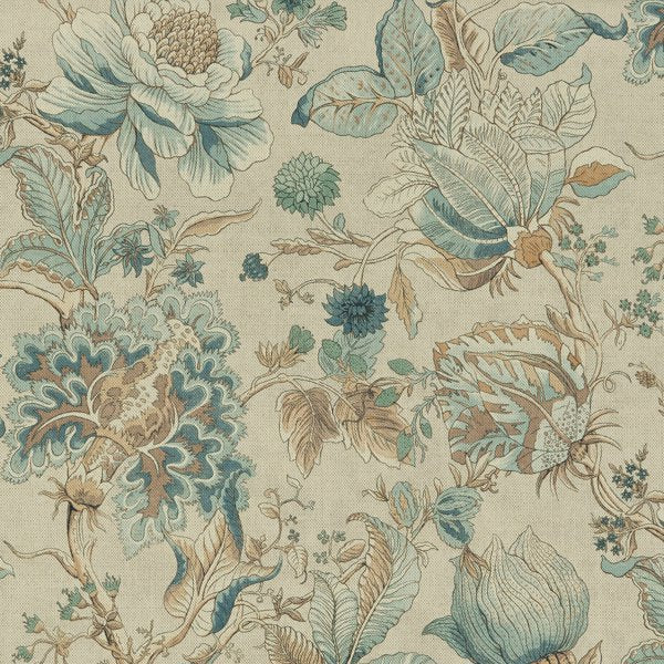 Sissinghurst Eau De Nil Curtains