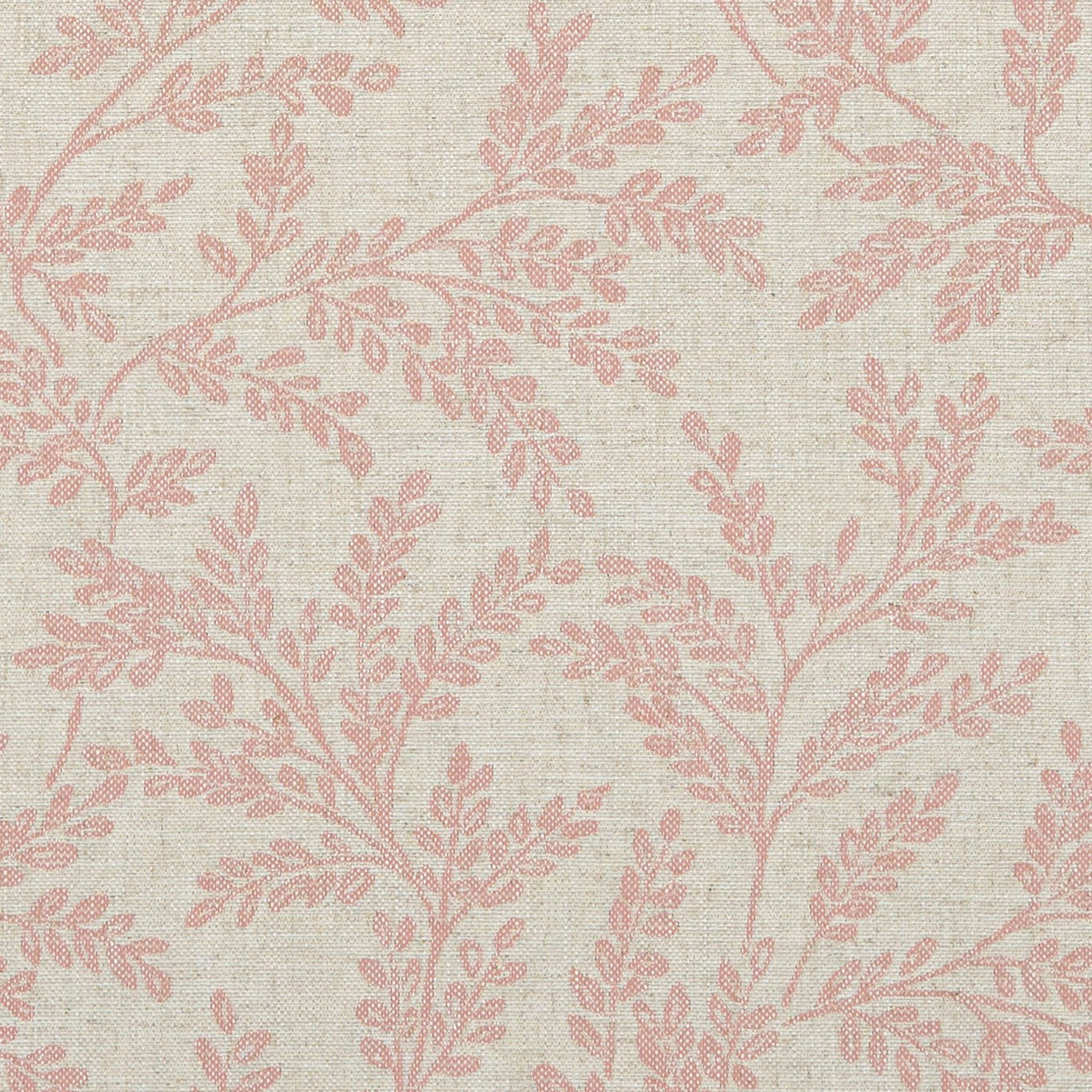 Ferndown Linen Blush Floral Print Cushion