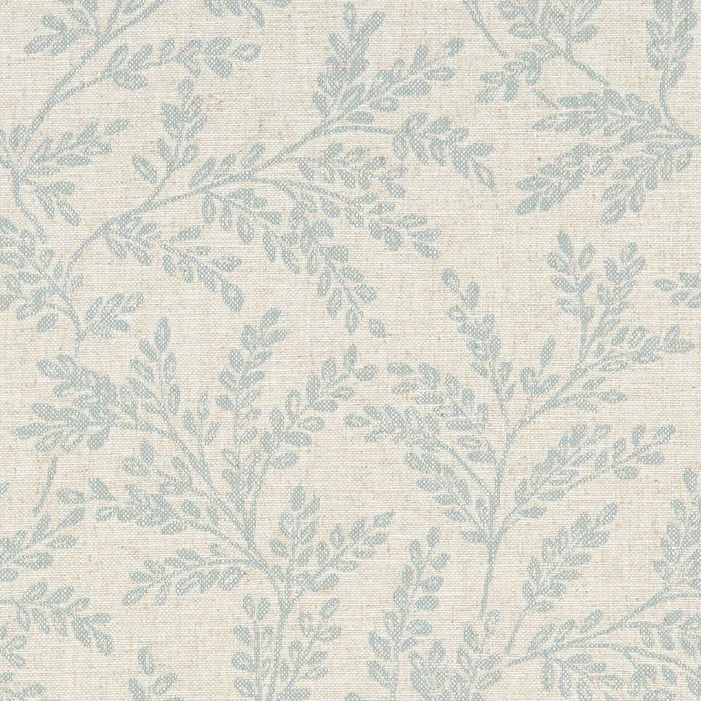 Ferndown Linen Duckegg Floral Print Cushion
