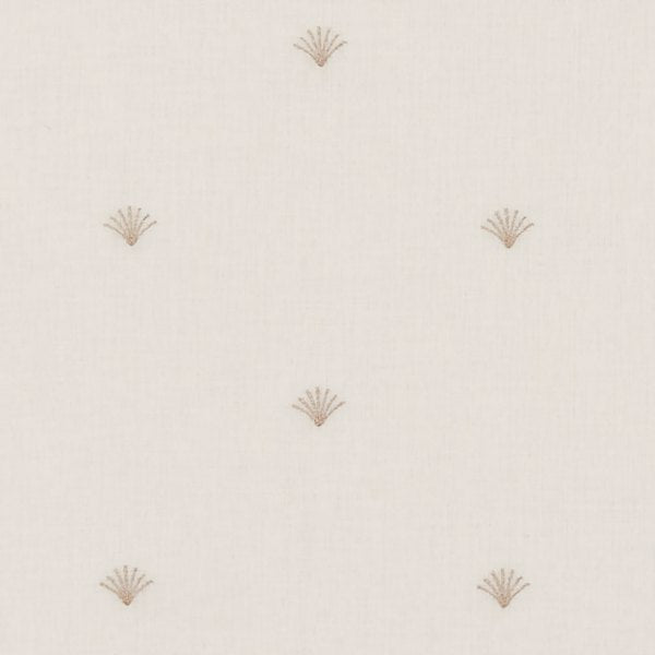 Fino Ivory-Rose Gold Voile Curtains