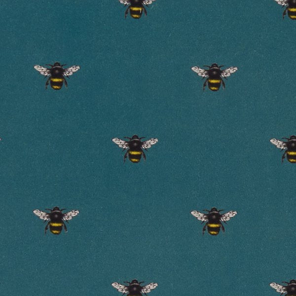 Abeja Teal Roman Blind