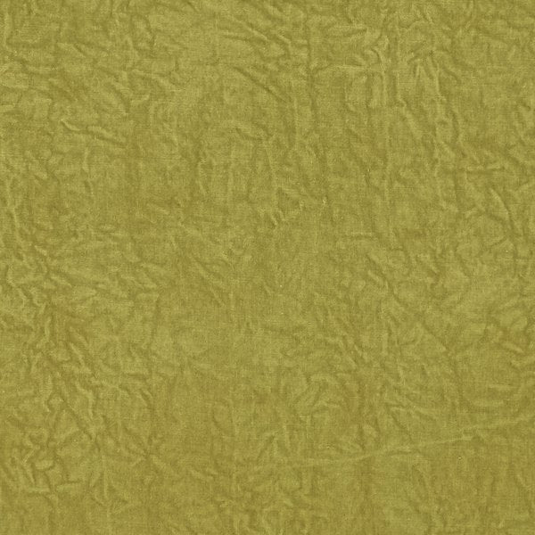 Abelia Chartreuse Crushed Velvet Curtains