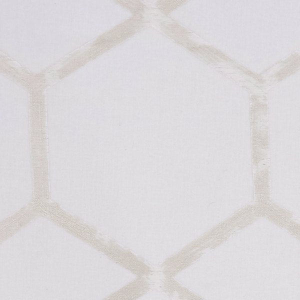 Forma Ivory/Silver Voile Curtains