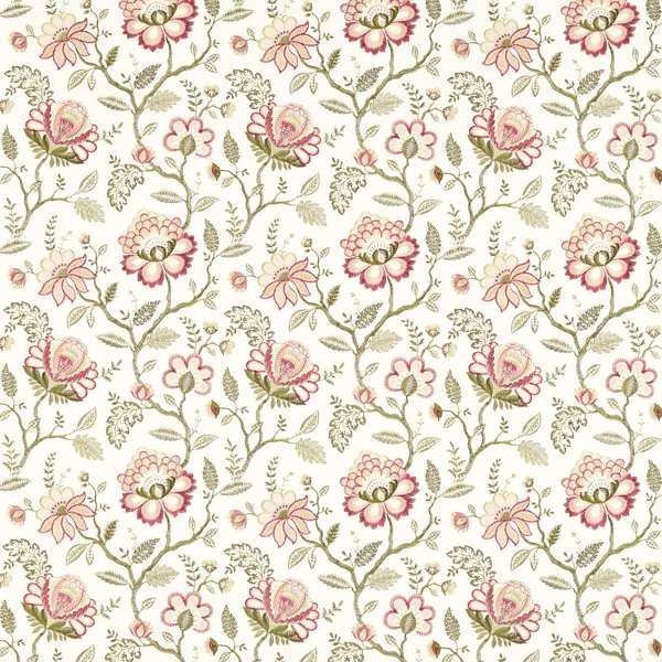 Adeline Blush/Raspberry Roman Blind