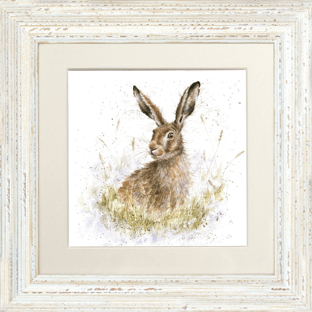 Into the Wild Hare Framed Card