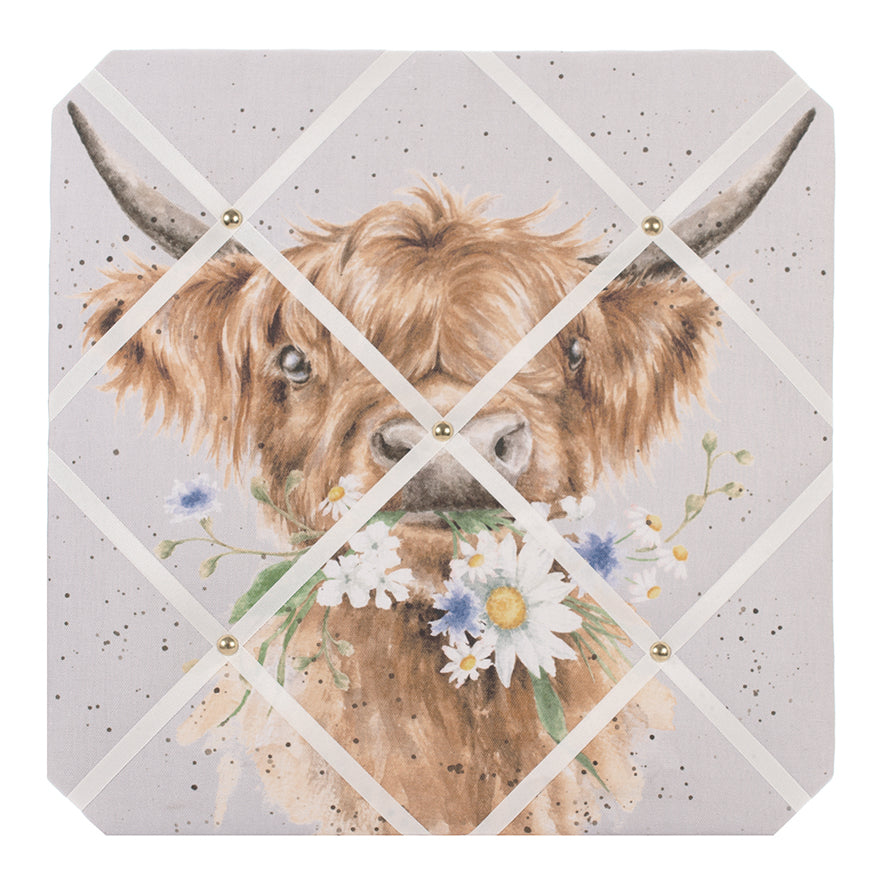 Daisy Coo Fabric Notice Board by Wrendale Designs