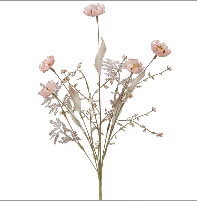 Pink Wild Fern Spray