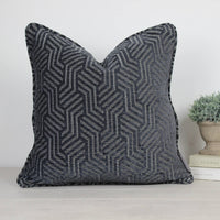Thumbnail for Geo Charcoal Cushion.