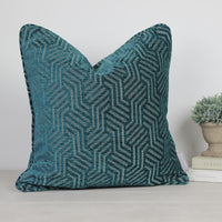 Thumbnail for Geo Teal Cushion