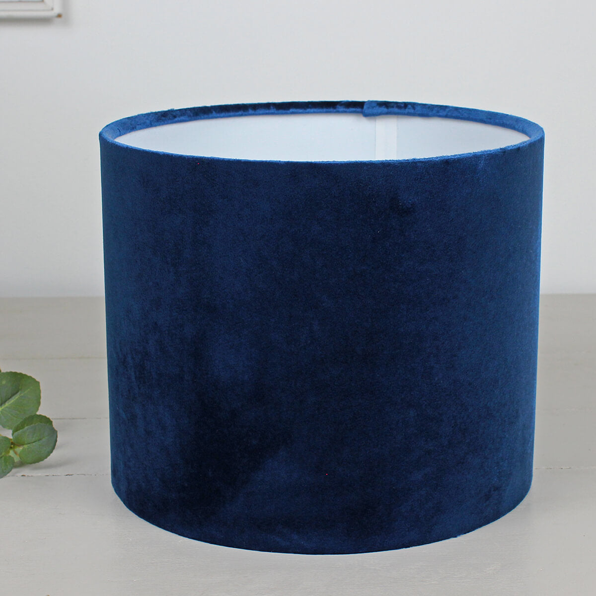 Glamour Petrol Velvet Drum Lampshade