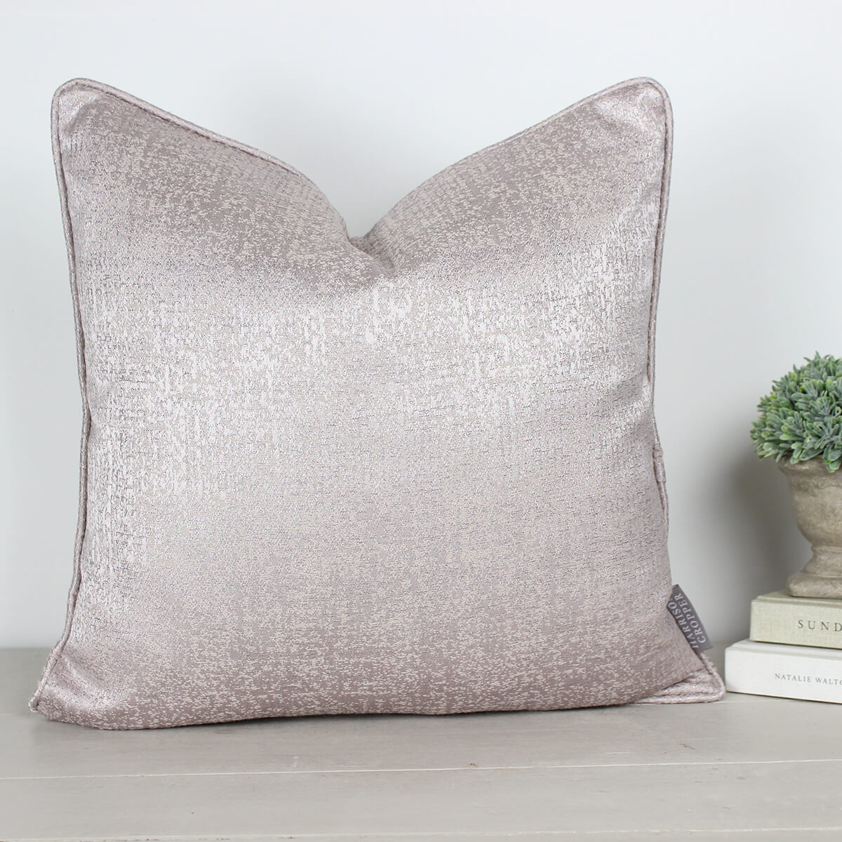 Glimmer Blush Cushion