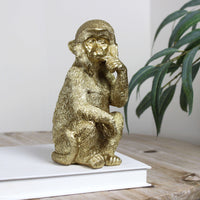 Thumbnail for Gold Monkey Ornament