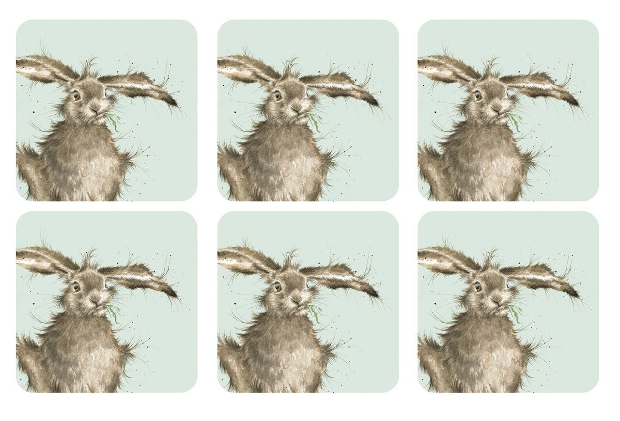 Wrendale Designs Hare Set of 6 Coasters