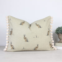 Thumbnail for Hartley Hare Pom Pom Cushion