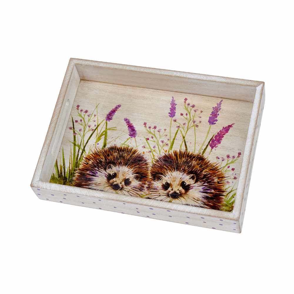 Hedgehog Wooden Mini Tray