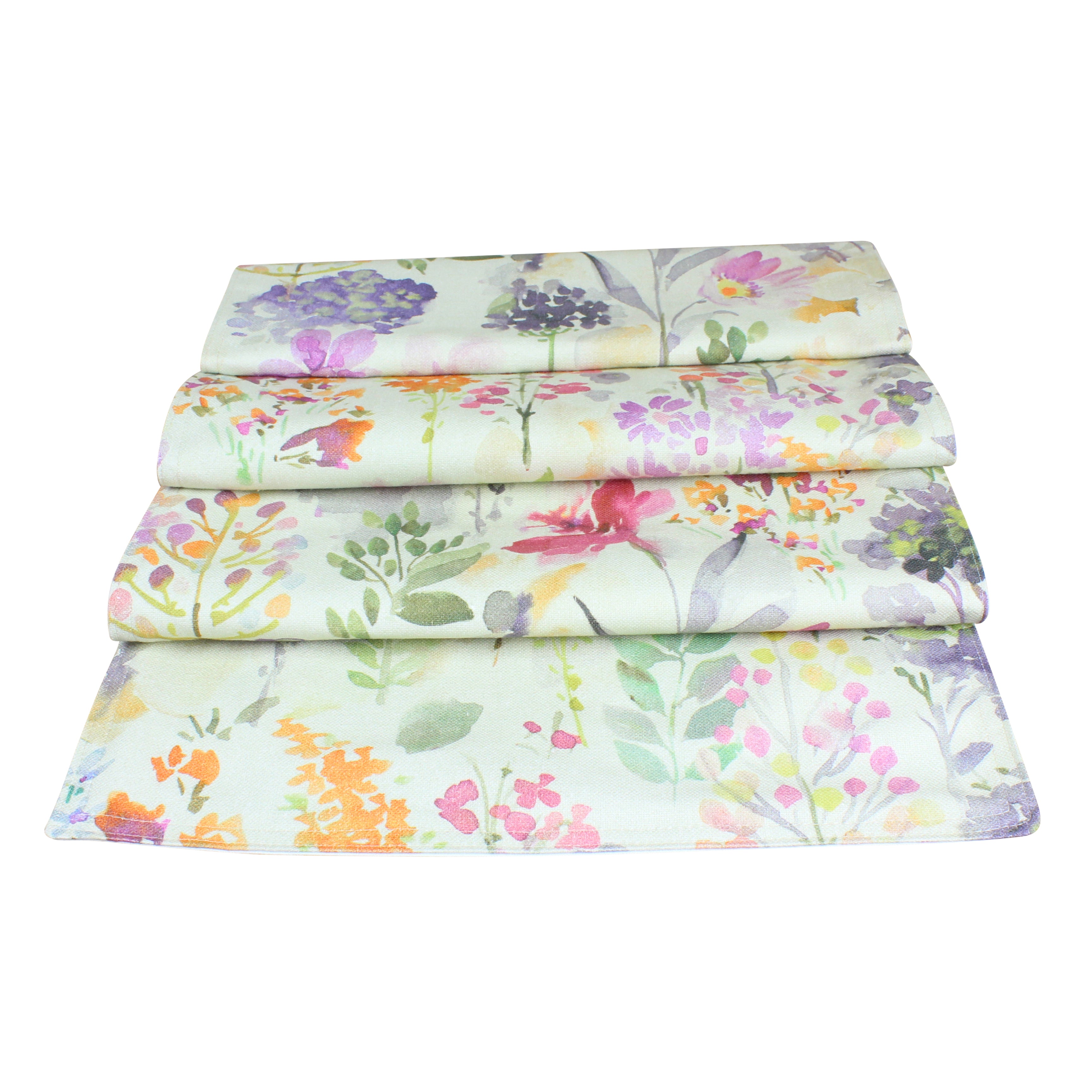 Lavender Wild Flower Table Runner