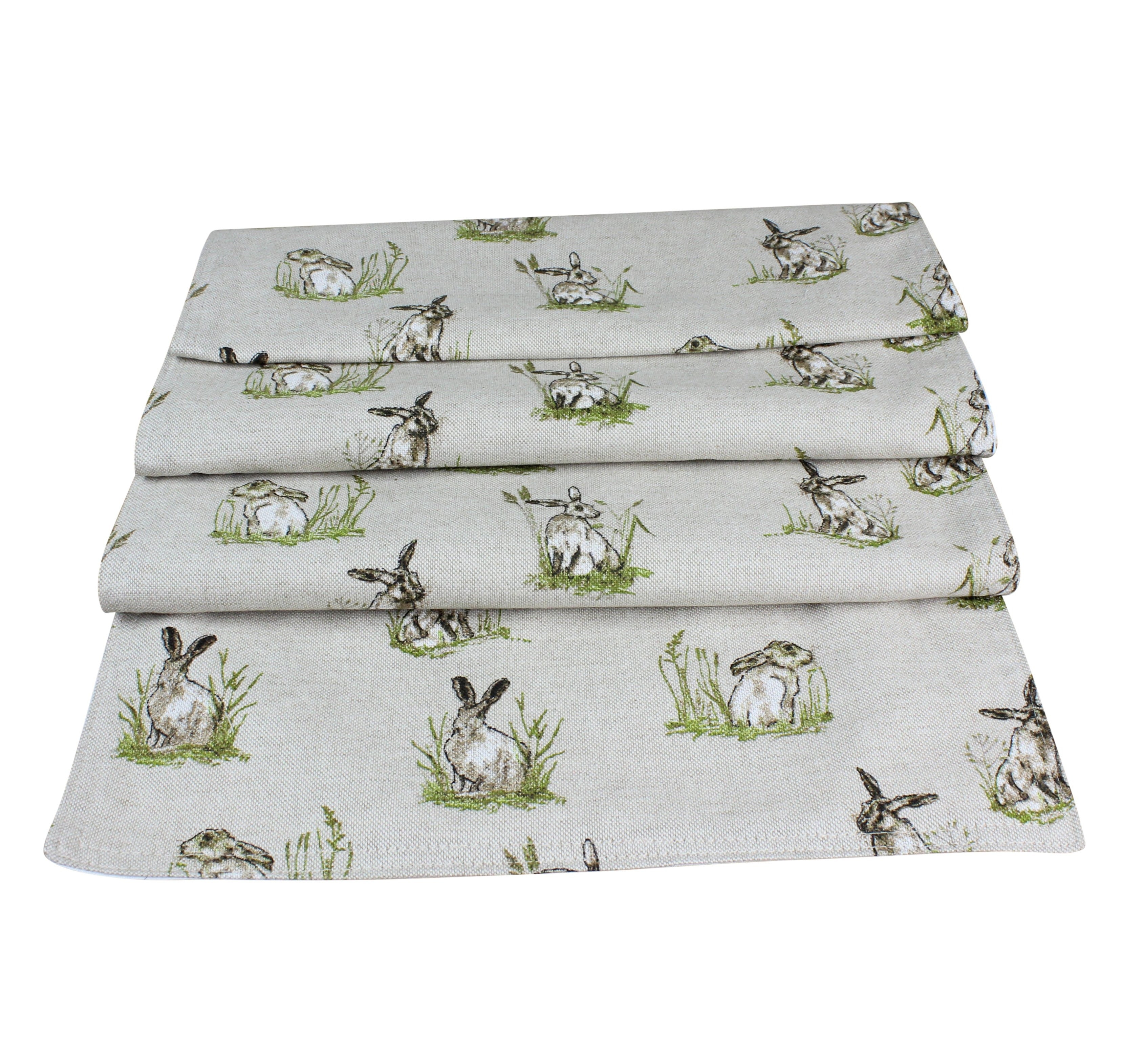 Country Hare Table Runner