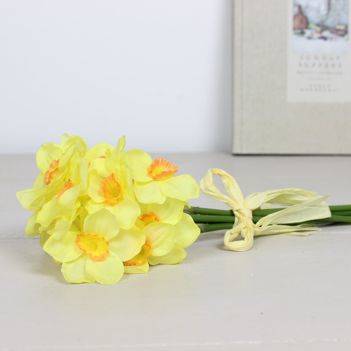Faux Orange Daffodil Bundle