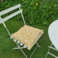Thumbnail for Melby Ochre Cushion Seat Pad