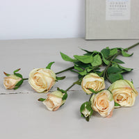 Thumbnail for Medium Peach Rose Flower Spray
