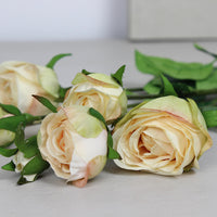 Thumbnail for Medium Peach Rose Flower Spray