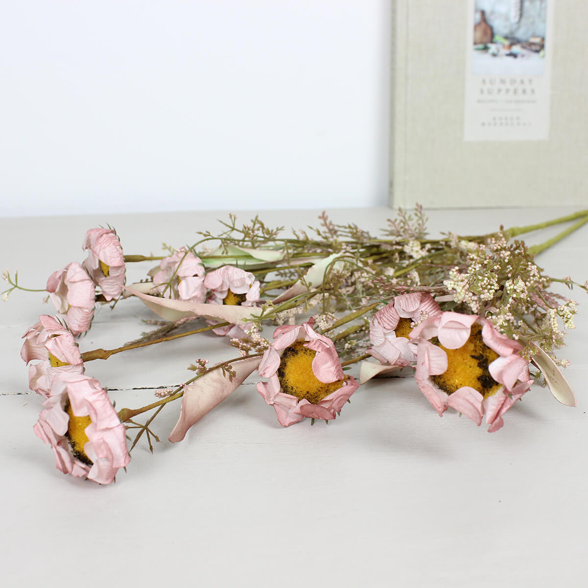 Pink Wild Fern Spray