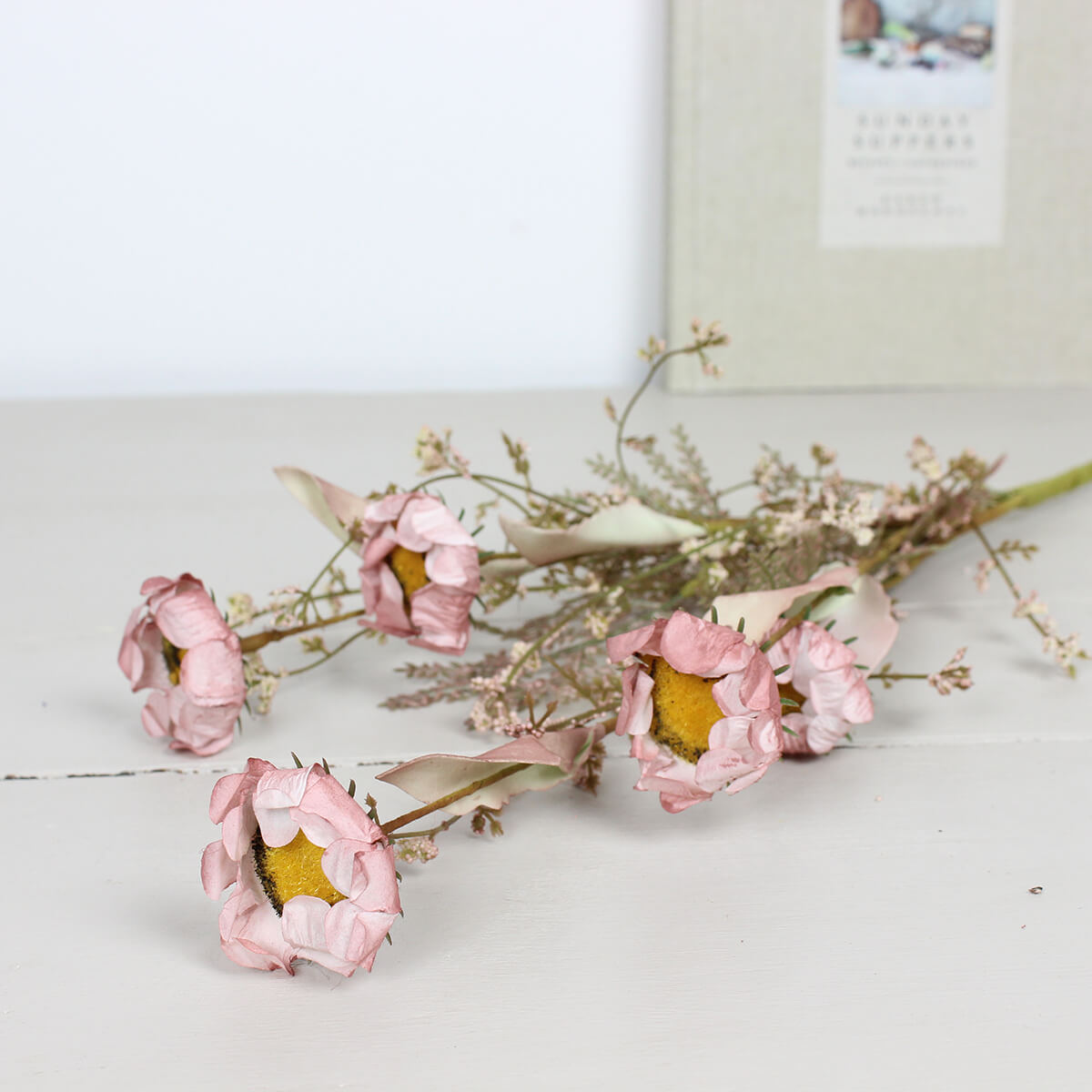 Pink Wild Fern Spray