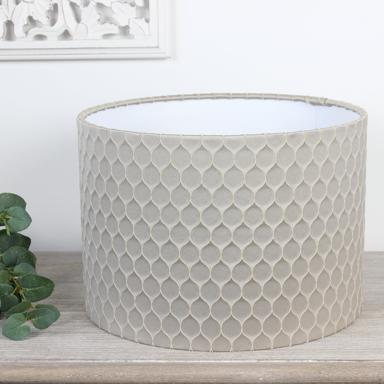 Neon Latte Drum Lampshade
