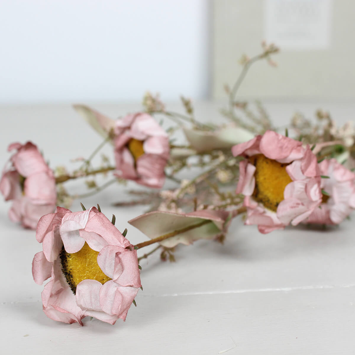 Pink Wild Fern Spray