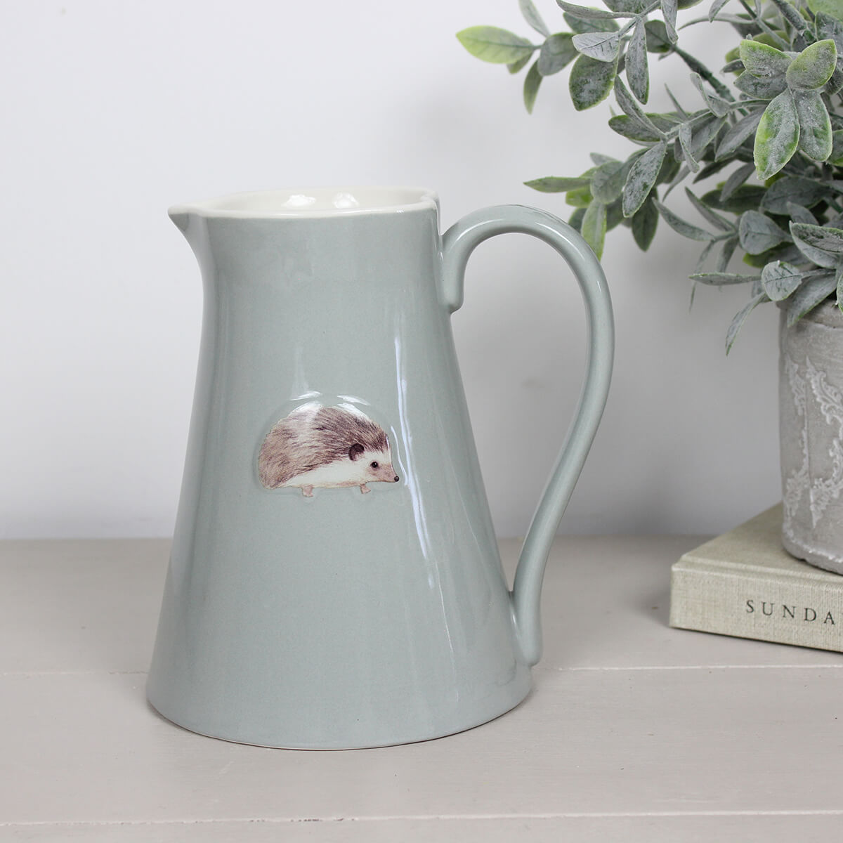 Embossed Hedgehog Jug