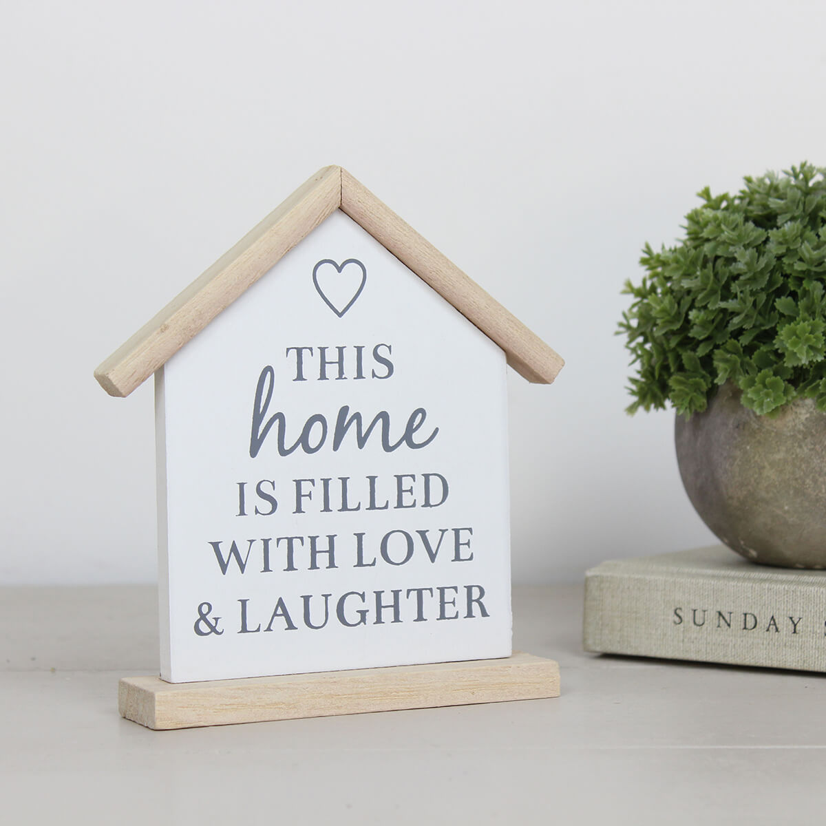House Shaped Home Signs