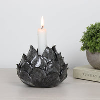Thumbnail for Dark Grey Artichoke Candleholder