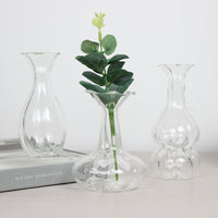 Thumbnail for Trio of Clear Glass Bud Vases