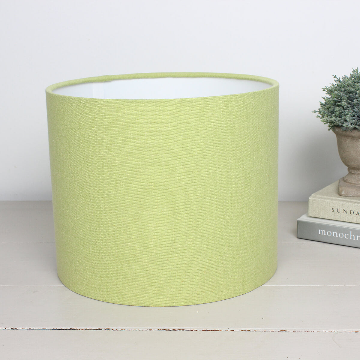 Chartreuse Green Linen Effect Lampshade
