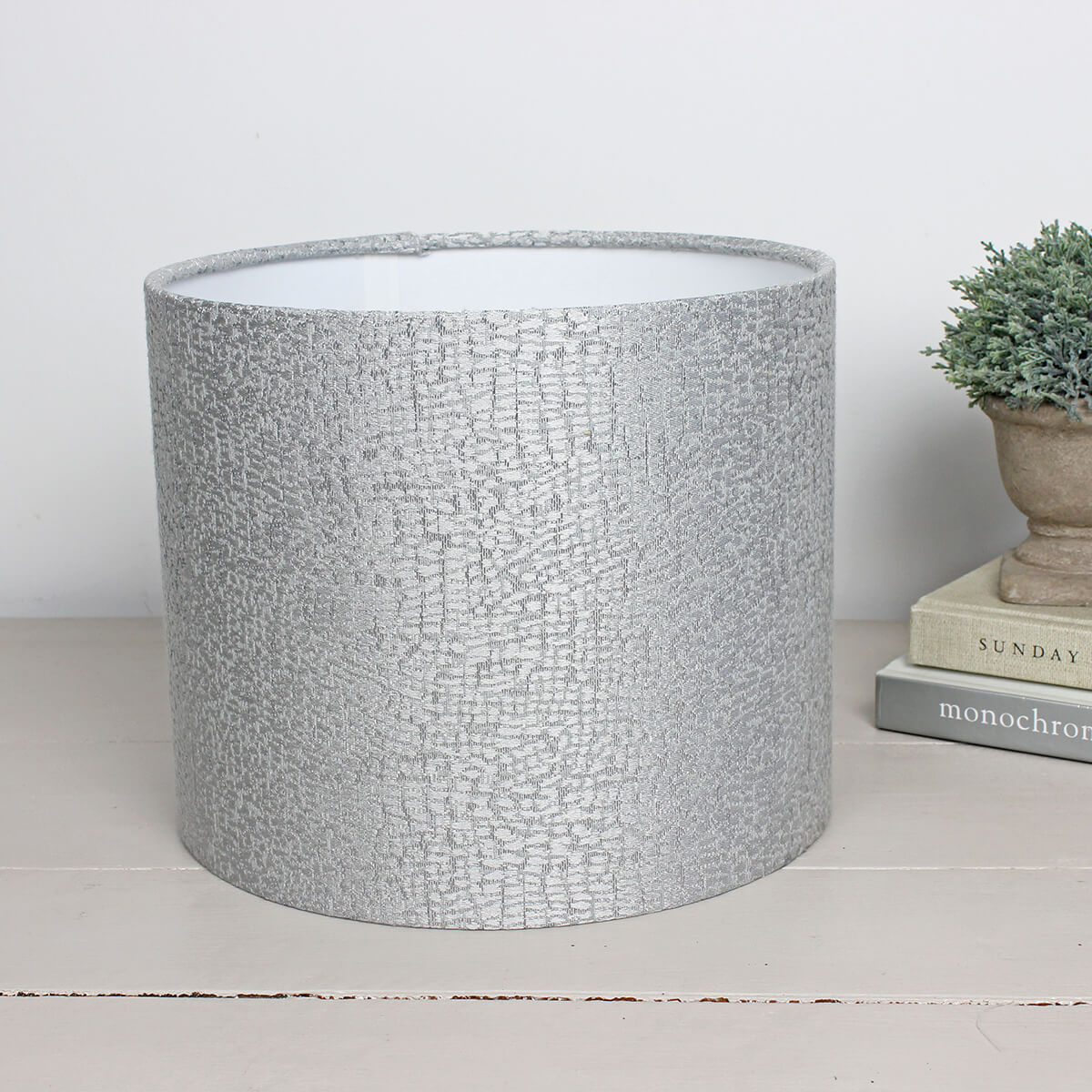 Serpa Silver Drum Lampshade