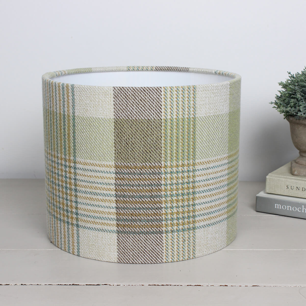 Katrine Pistachio Drum Lampshade