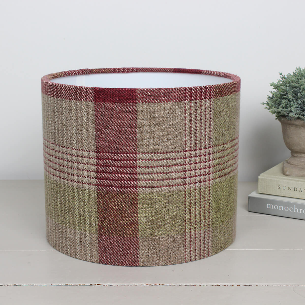 Katrine Sage Drum Lampshade