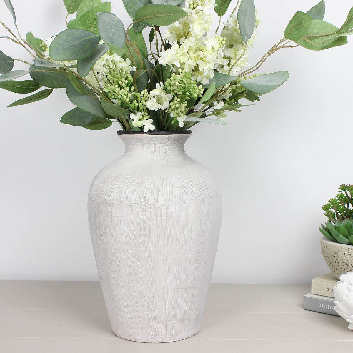 Bloomville Athena Stone Vase