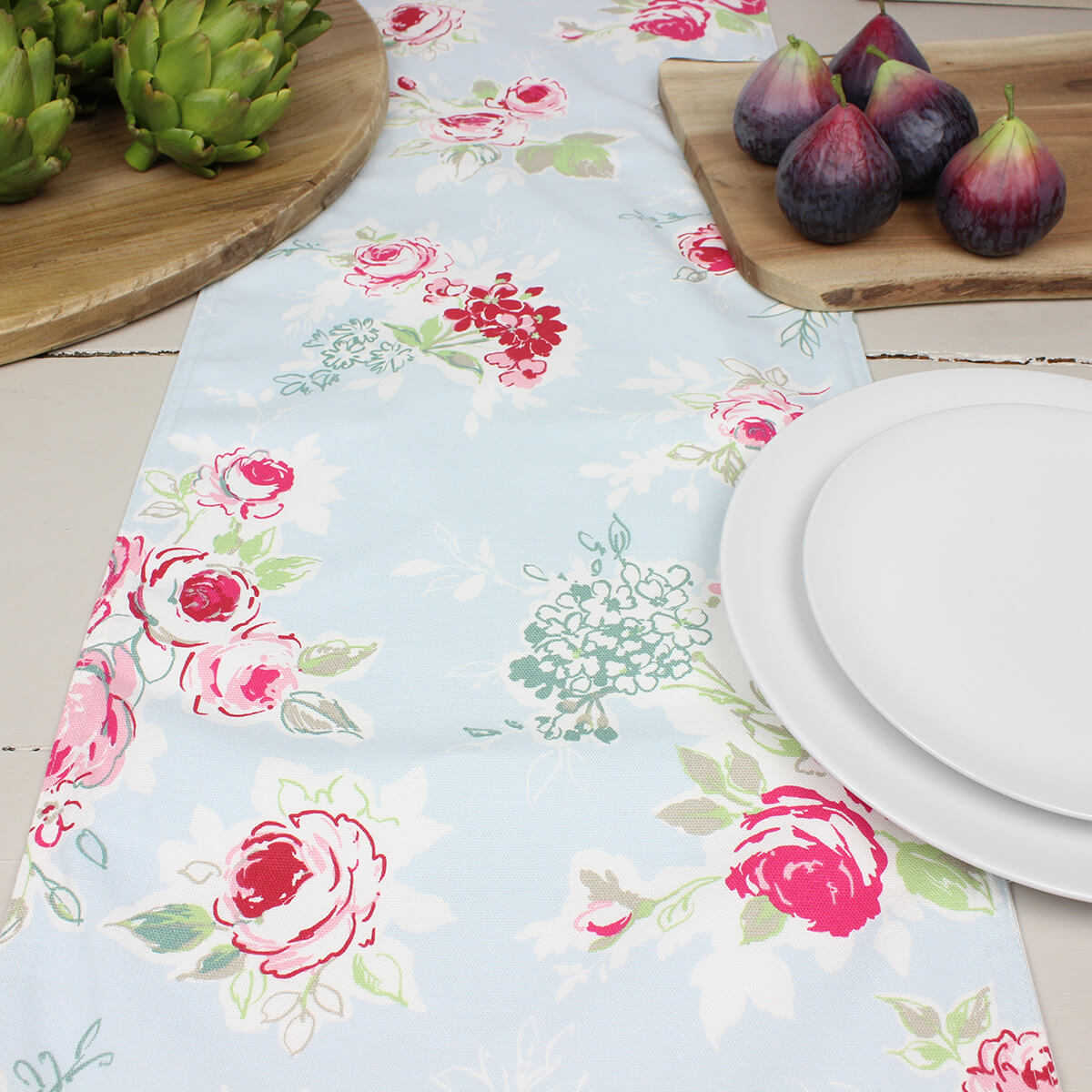 Rose Garden Sky Table Runner
