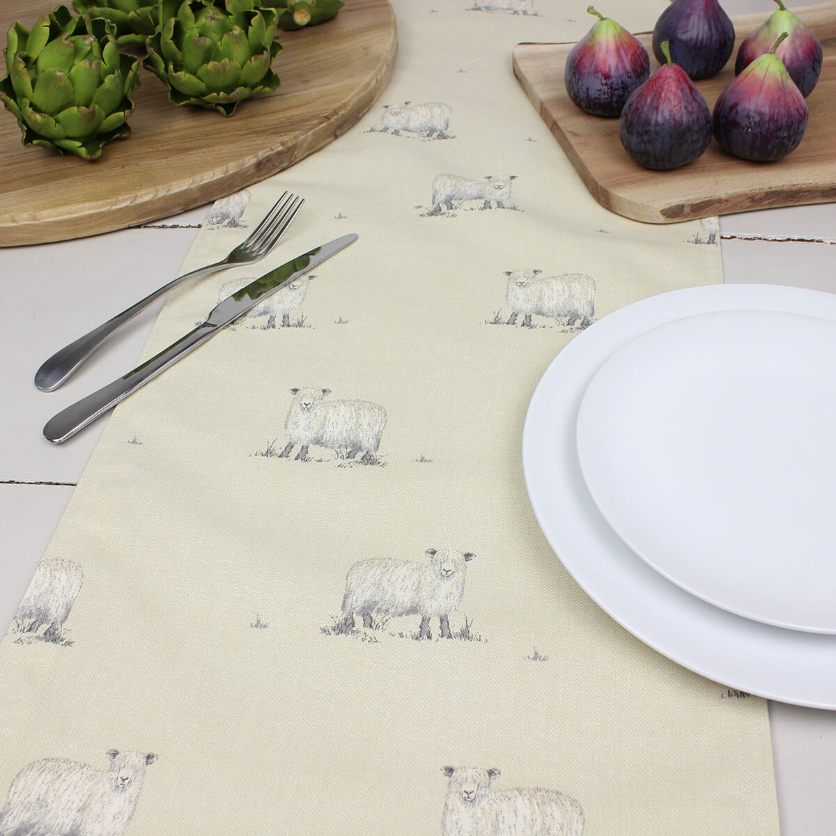 Wooly Sheep Table Runner