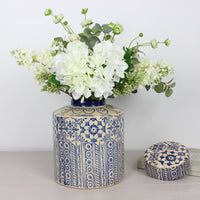 Thumbnail for Blue & White Lisbon Ginger Jar
