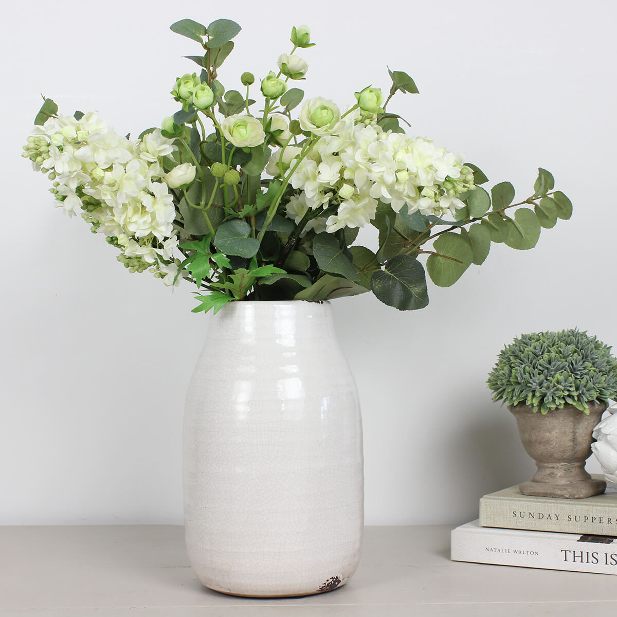 Garda White Stefanie Vase